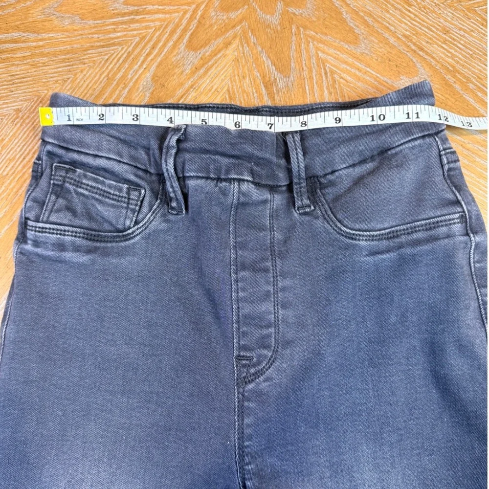 Good American Pull On Flare Jeans‎ Washed Black Size Small